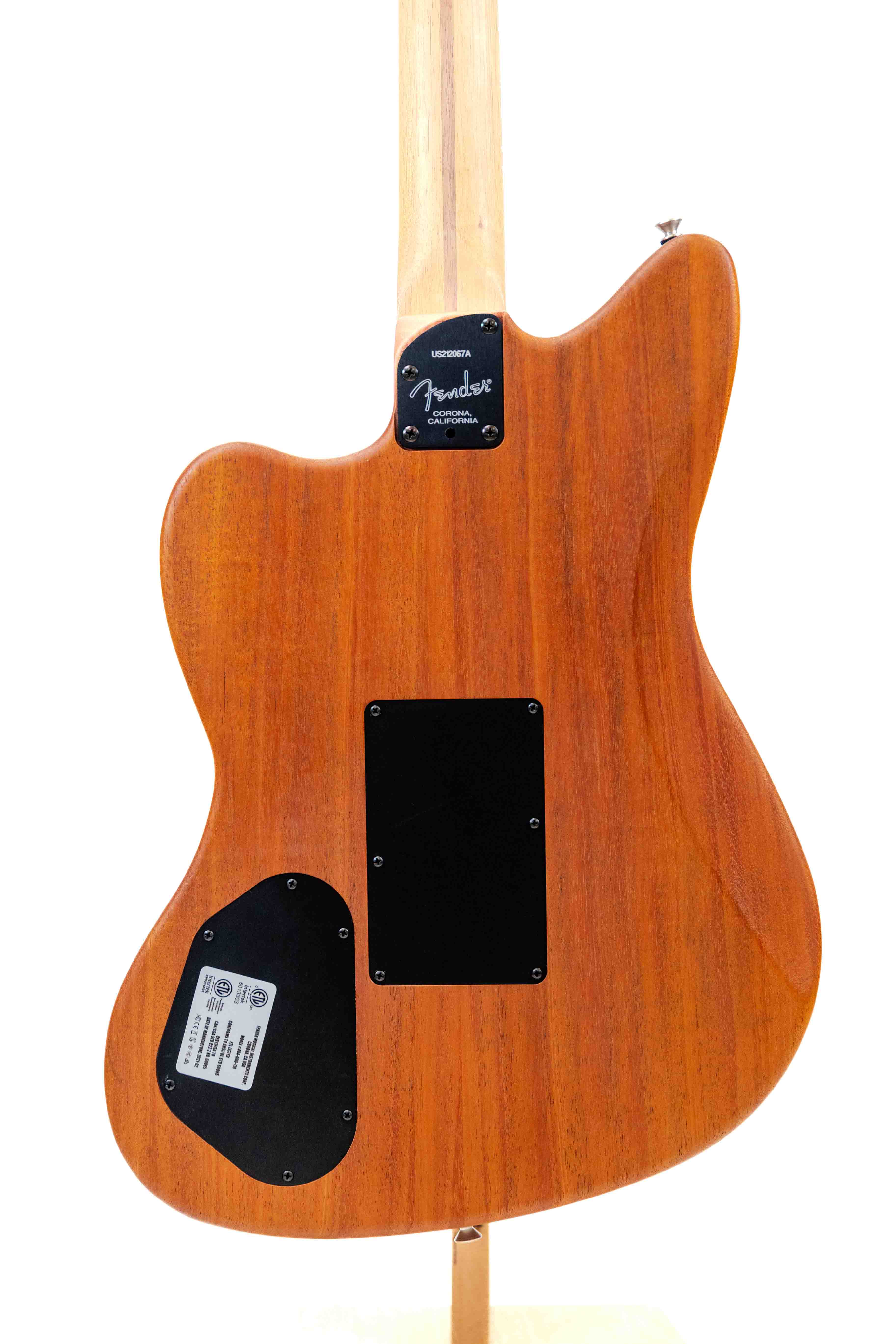 Fender American Acoustasonic JazzMaster Natural Acoustic Electric Guitar