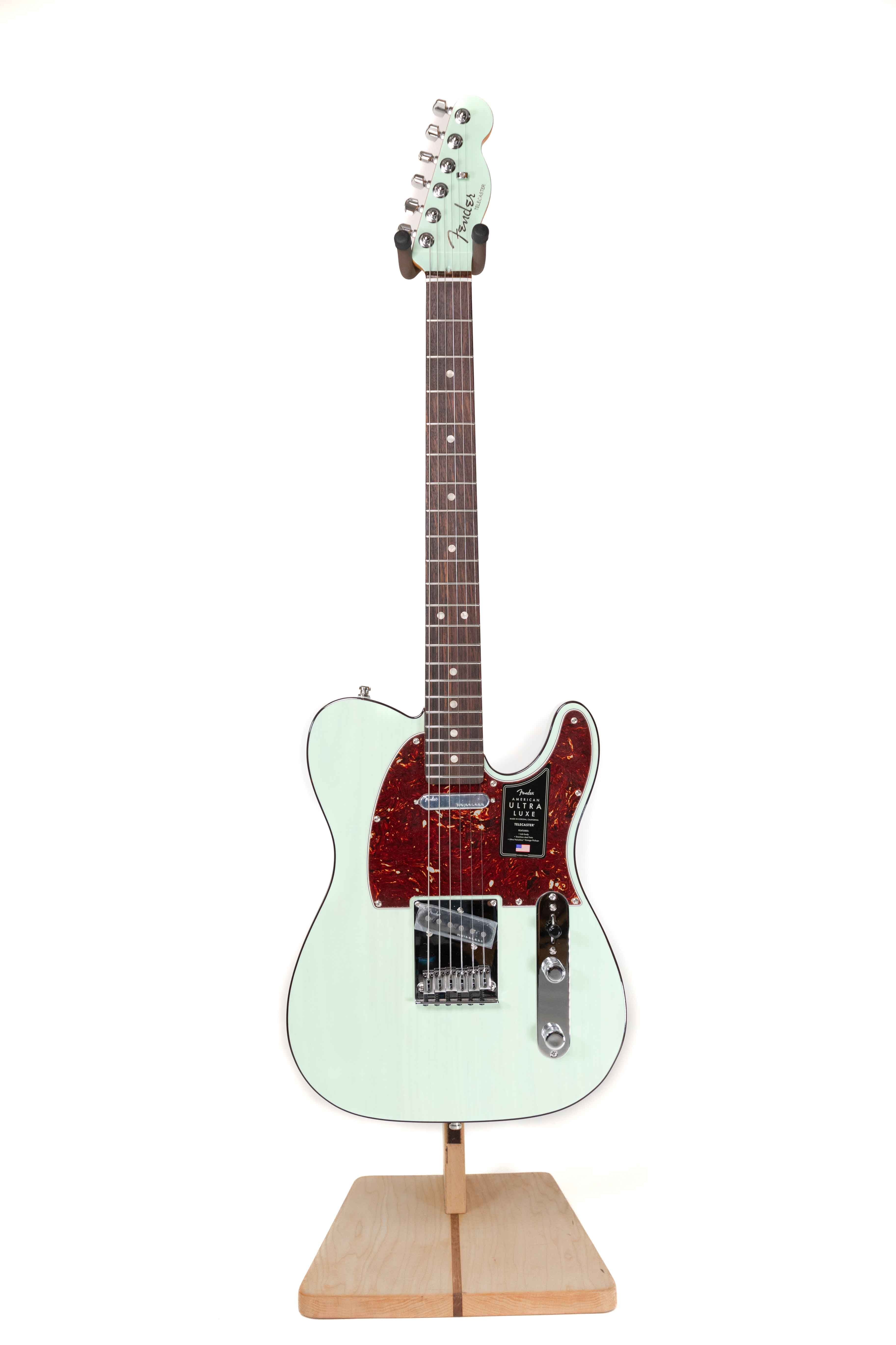 Fender American Ultra Luxe Telecaster Surf Green RW